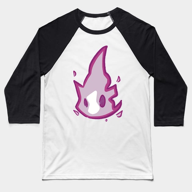 Fire Sprite Baseball T-Shirt by Drawntworks